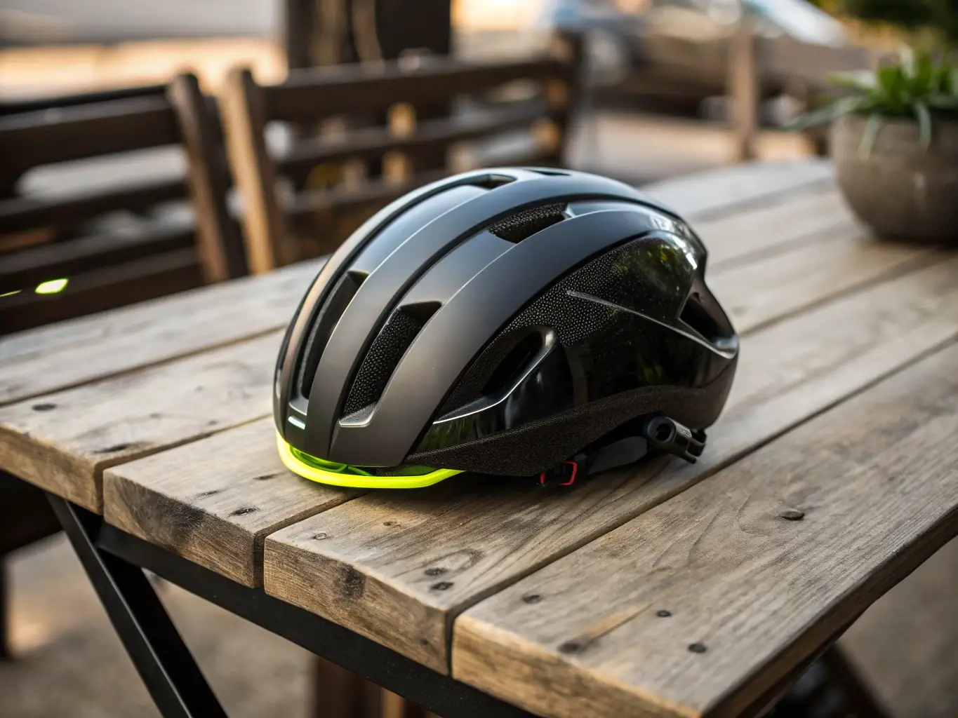 An open-face motorcycle helmet with a retro design, featuring a partial face shield and classic styling, suitable for urban riding and a vintage aesthetic.